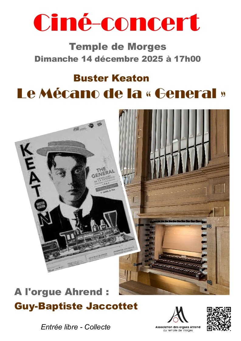 Ciné-concert : Le Mécano de la « General » de Buster Keaton