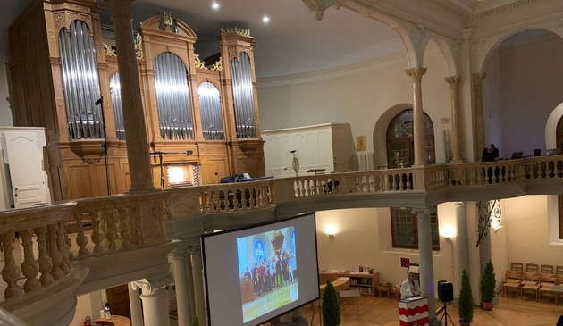 Photo de l'inauguration des nouvelles orgues - Avent 2022